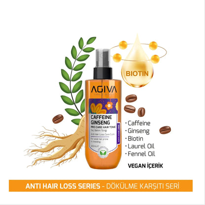 Caffeine Ginseng Pro Care Hair Tonic AGIVA