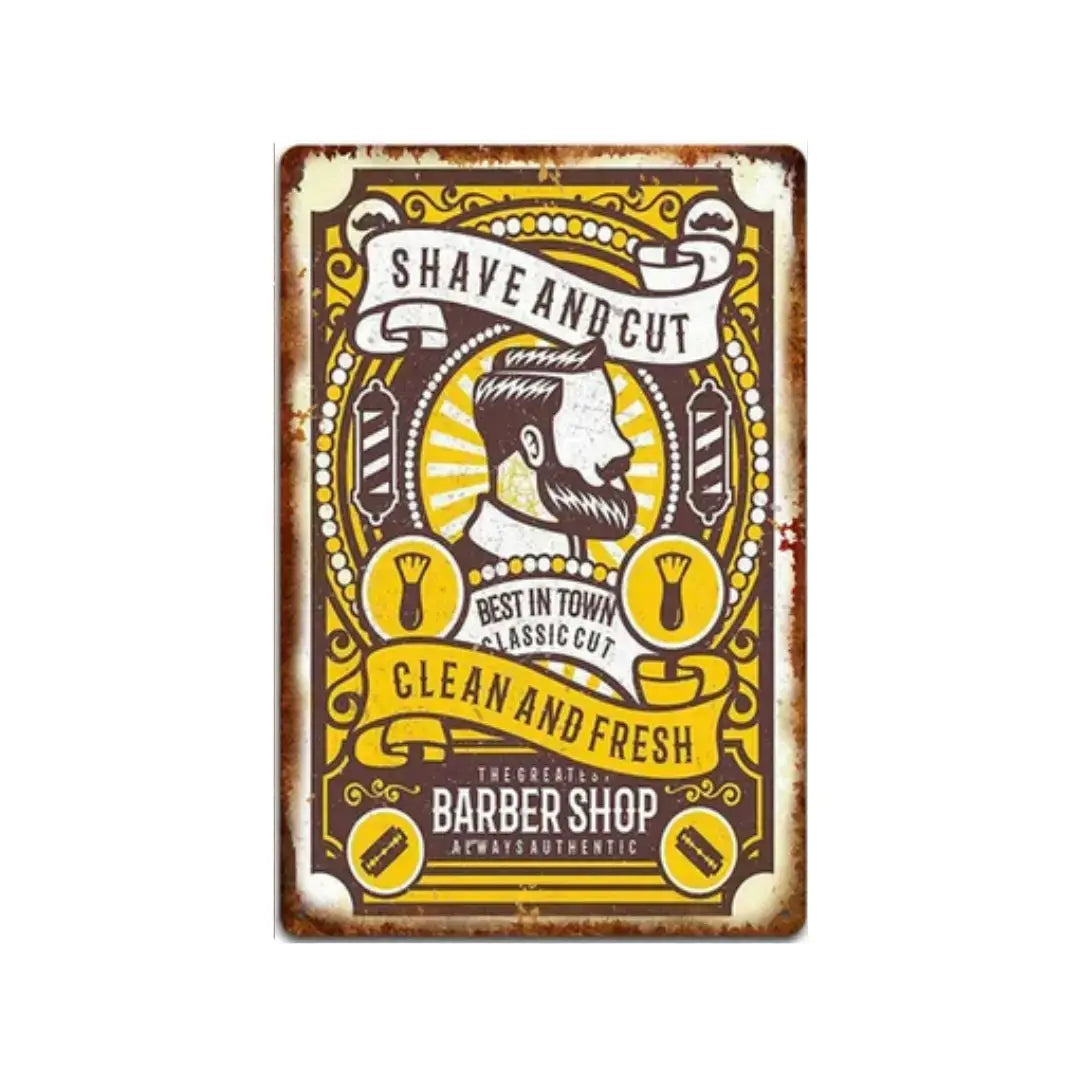 Barber Vintage Metal #21 My Store