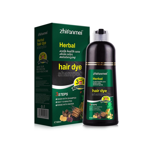 Black Hair Dye Shampoo 3 i 1 500ml