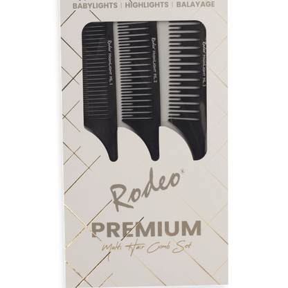 Rodeo Professional Premium Multi Hair Comb Set Rodeo Professional