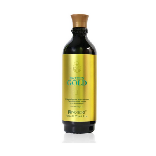 PRO-TECHS Keratin 0+ Protein Guld för alla hårtyper 1000ML