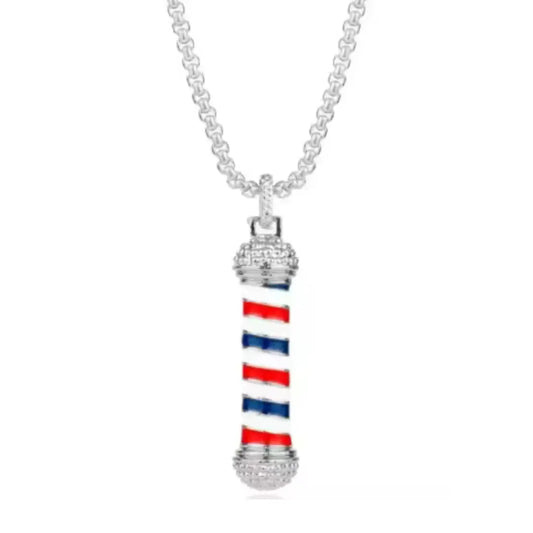 Pole hänge halsband lyxiga långa kedjan Grå My Store