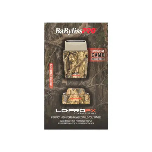BaBylissPRO Limited Edition Camo Lo-PRO FX Compact Single Foil Shaver BaByliss