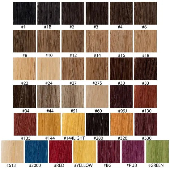 Tape-in Löshår Äkta Remy – Black 1.0 (Color #1) | 60 cm | Double Drawn Extensions