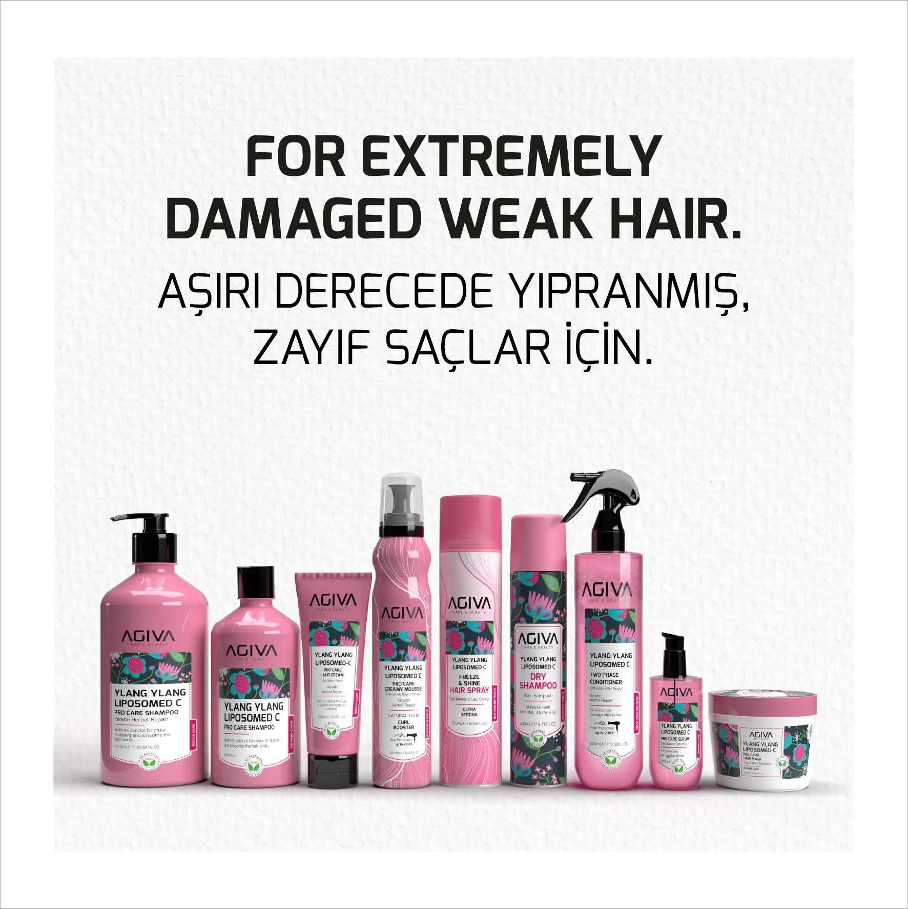 Ylang Ylang Lıpozom C Pro Care Hair Mousse AGIVA